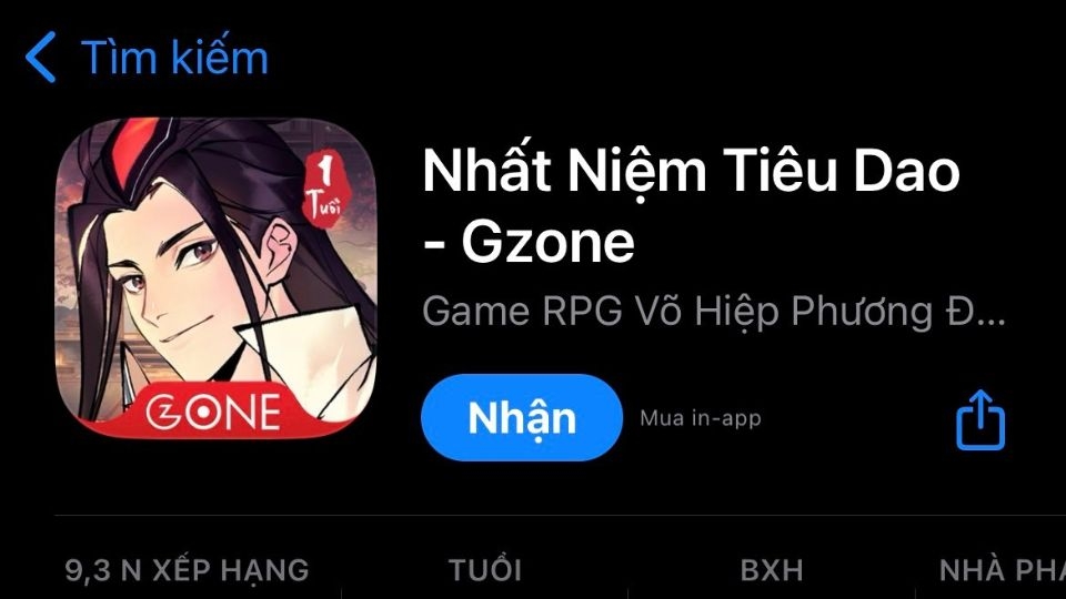 Cách tải Nhất Niệm Tiêu Dao trên iOS