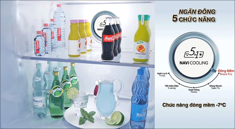 Chế độ ngăn đông mềm -7 độ C