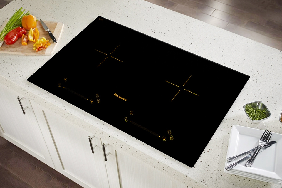 Bếp điện từ đôi lắp âm Kangaroo KG438I.