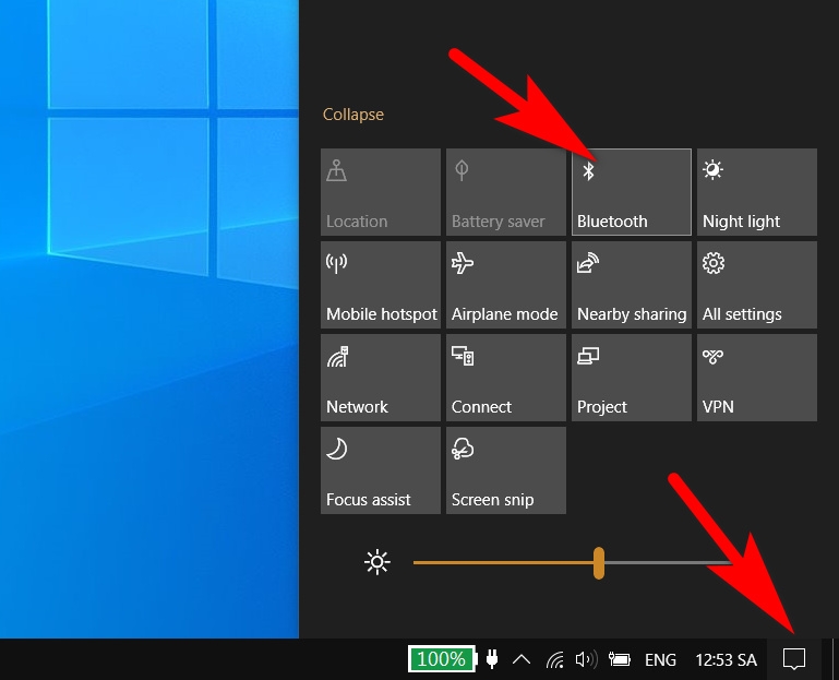 bật bluetooth win 10 3