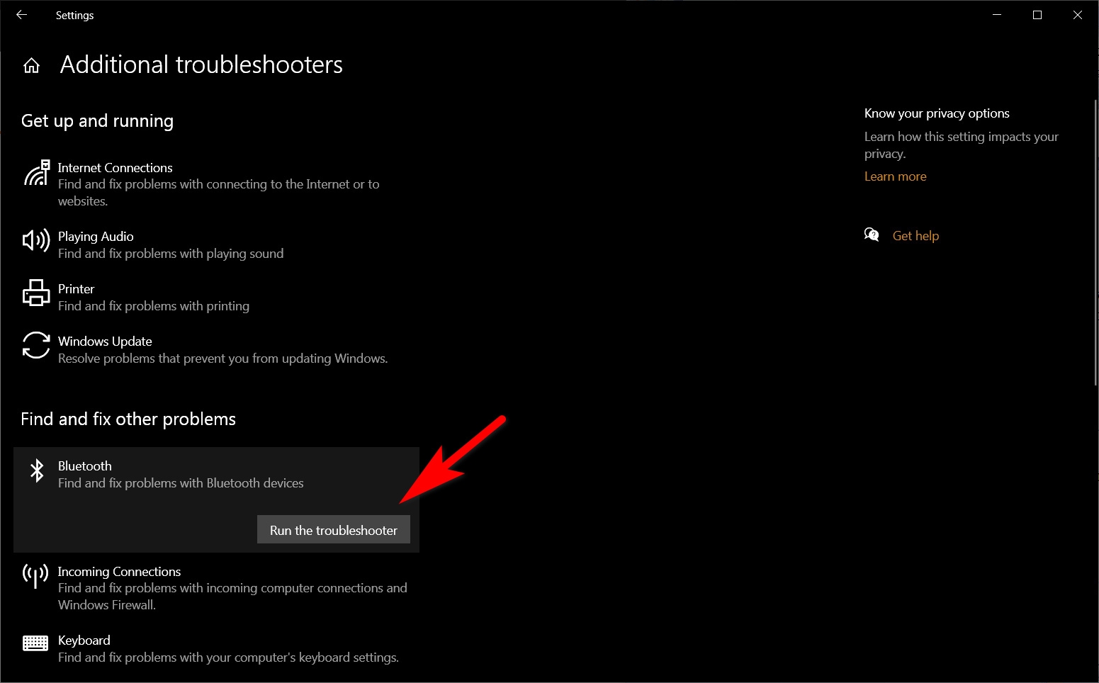 bật bluetooth win 10 12