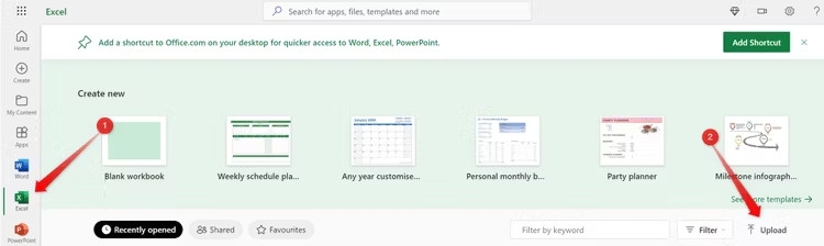Bí quyết hô biến file Excel bị trắng - hình 4
