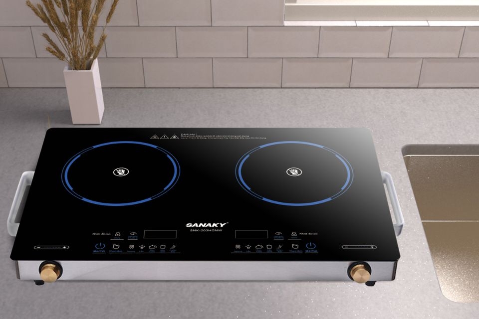 Bếp hồng ngoại đôi Sanaky SNK-203HGNW