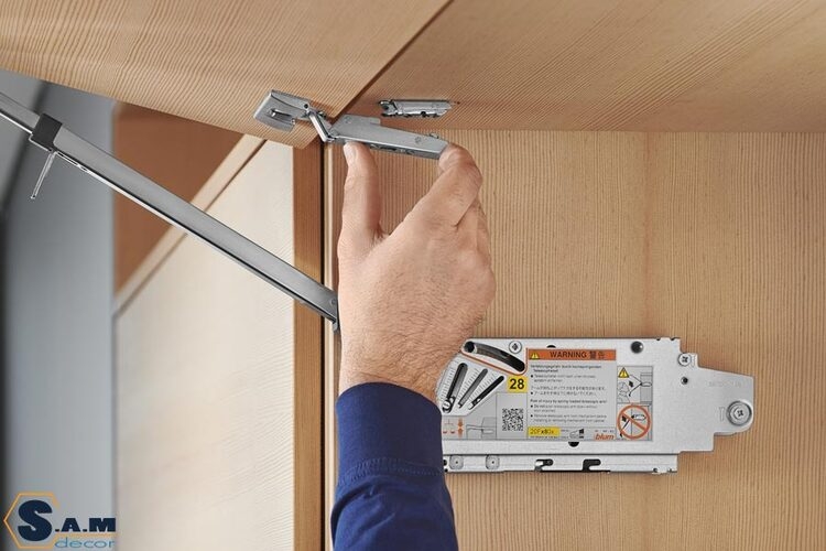 Hướng dẫn lắp tay nâng blum-h2
