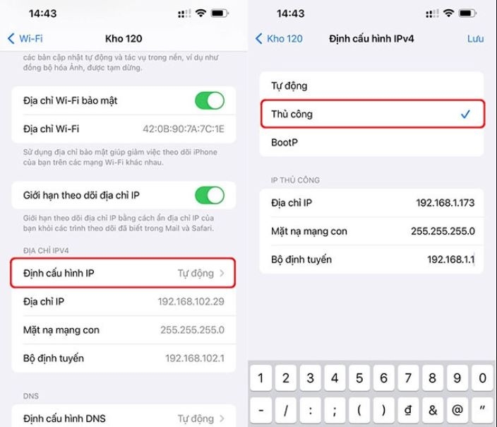 iPhone tự ngắt Wifi 6