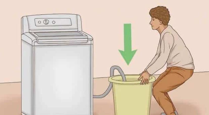 cách xả nước máy giặt Electrolux 5