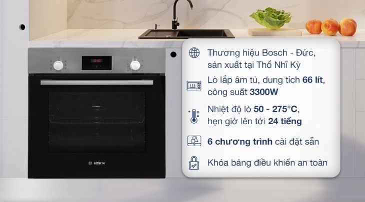 cách sử dụng lò nướng bosch - Ảnh 3