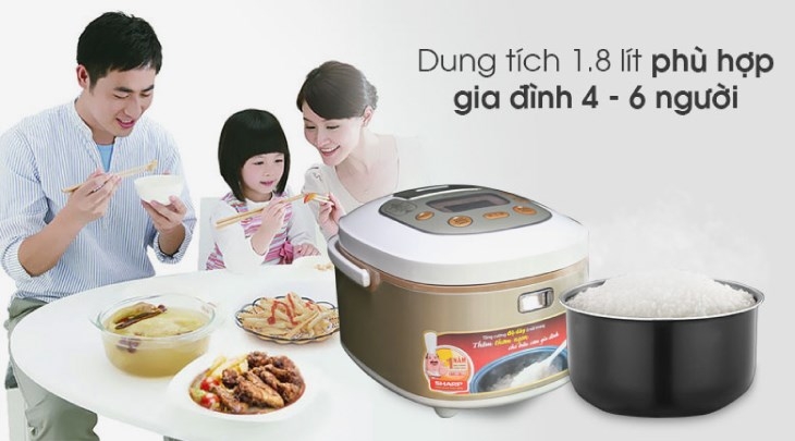 Hướng dẫn sử dụng nồi cơm điện Sharp KS-TH18 - Ảnh 3