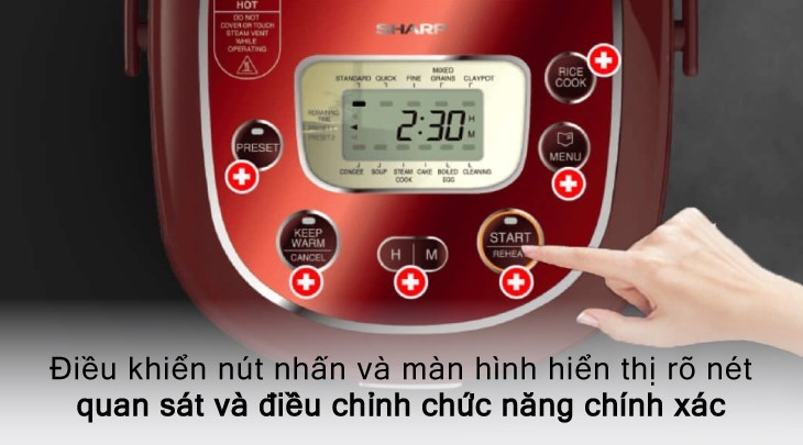 Hướng dẫn sử dụng nồi cơm điện Sharp KS-TH18 - Ảnh 5