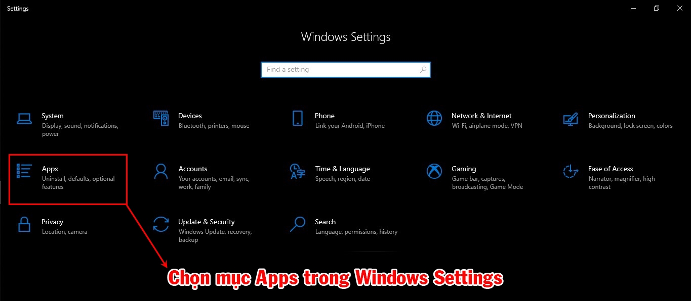 tắt ứng dụng khởi chạy cùng win 10 3