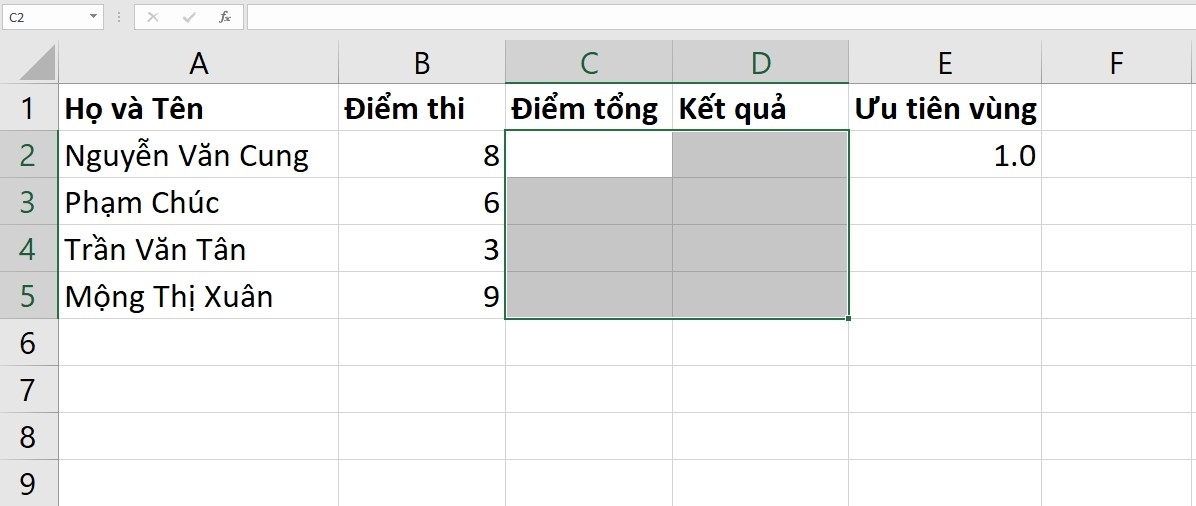 địa chỉ tuyệt đối trong Excel 3