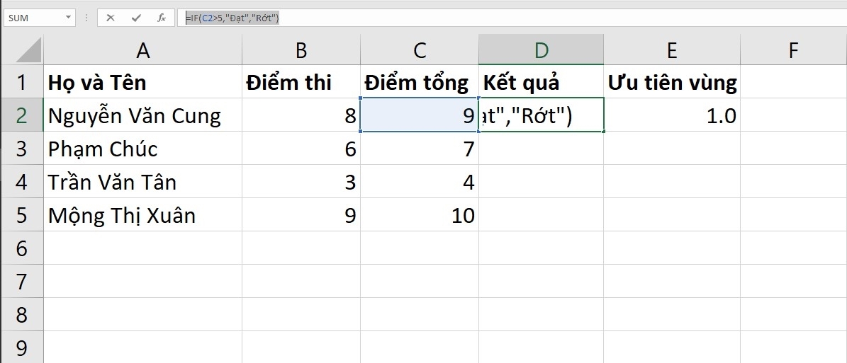 địa chỉ tuyệt đối trong Excel 6