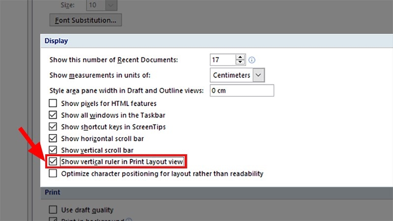 mở thước trong Word - hình 13