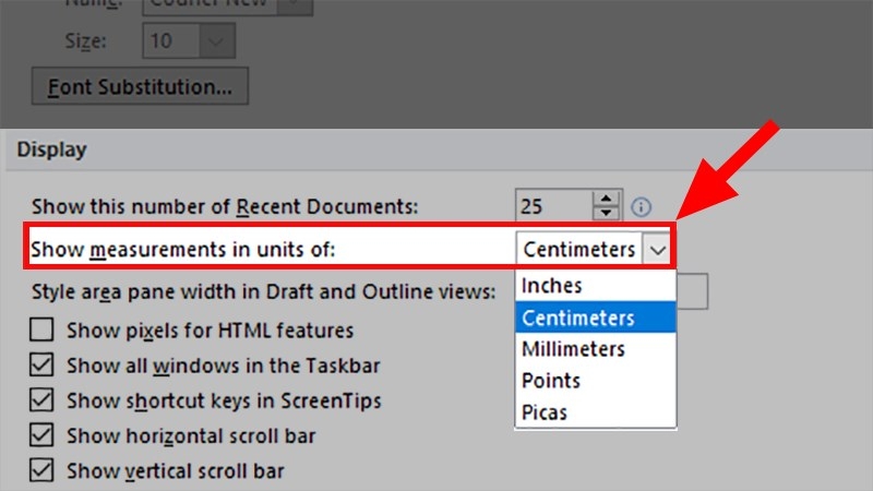 mở thước trong Word - hình 4