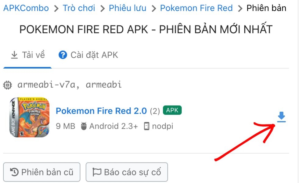 tải trò chơi pokemon