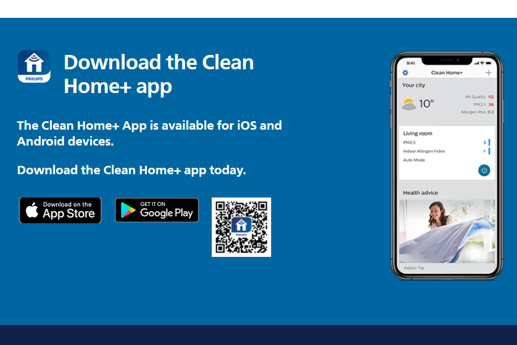 Clean Home+ (Air+): Ứng dụng giúp cải thiện chất lượng không khí