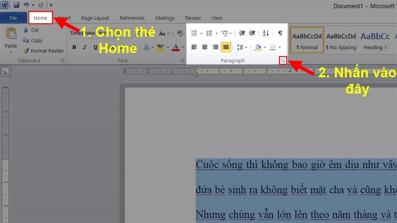 Lỗi cách dòng trong Word (ảnh 10)