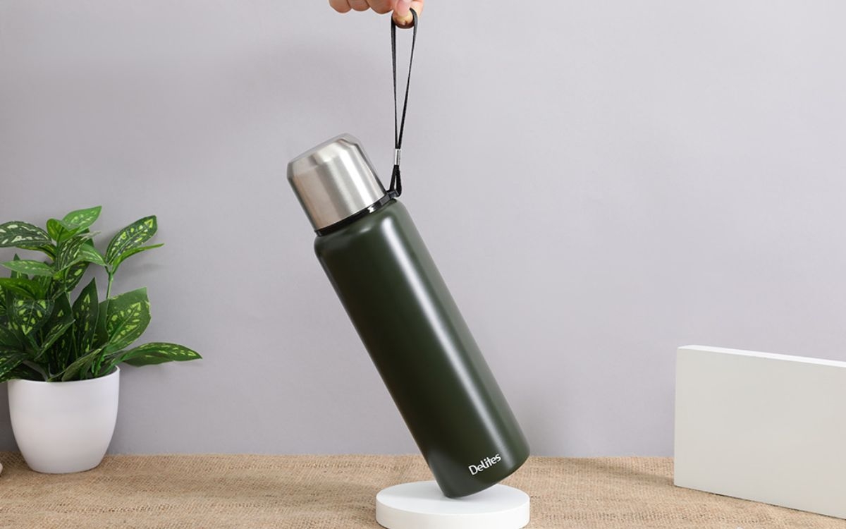 Bình giữ nhiệt inox 800ml Delites Z85 lọc trà tiện lợi