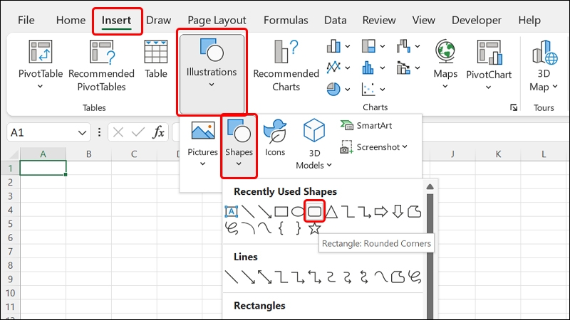 Tạo nút bấm trong Excel - hình 7