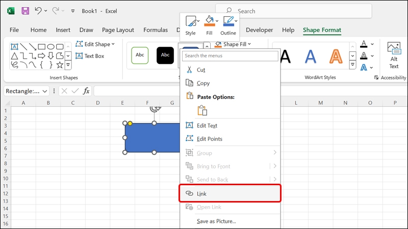 Tạo nút bấm trong Excel - hình 8