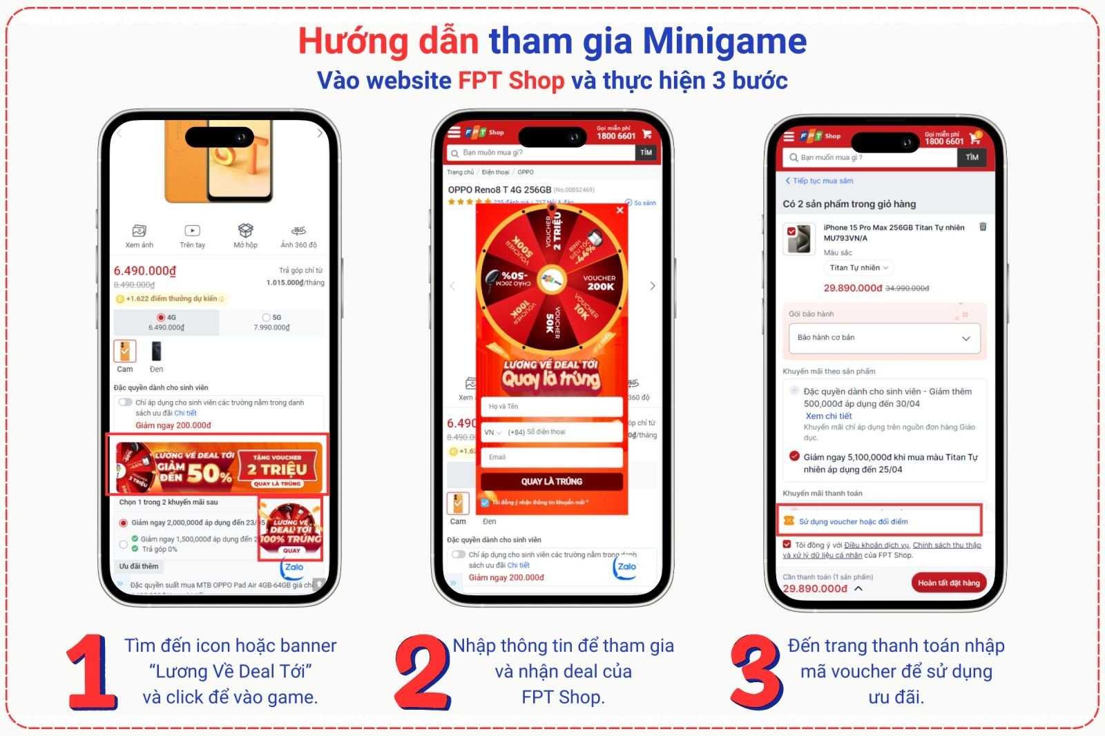 Lương về deal tới 2