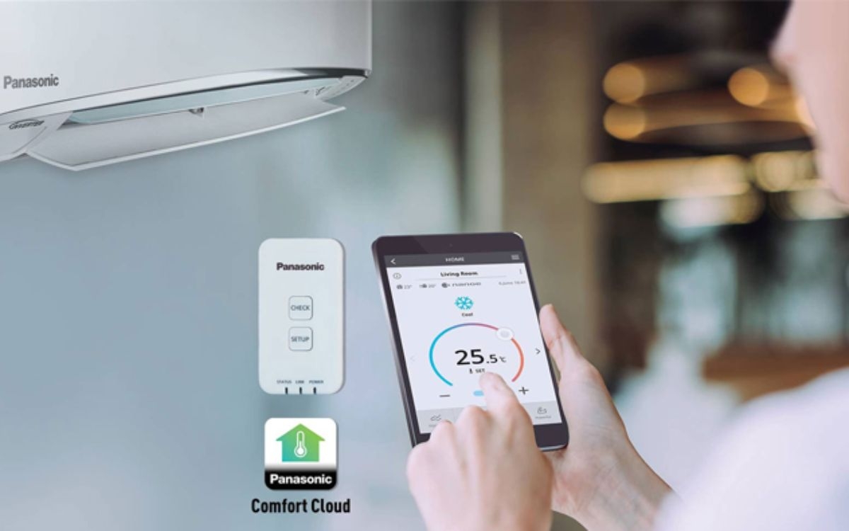 Điều khiển điều hòa Panasonic bằng điện thoại (ảnh 1)