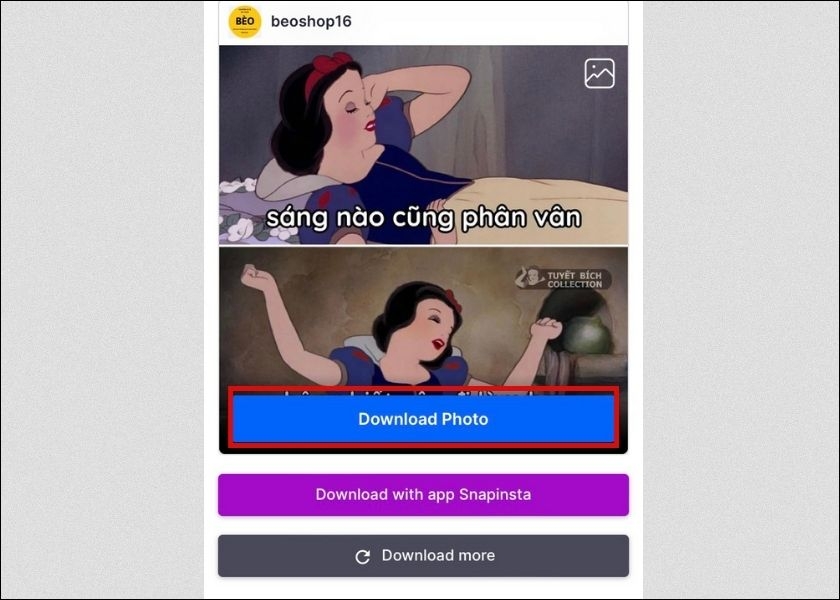 Tải ảnh Instagram trên iPhone (ảnh 4)