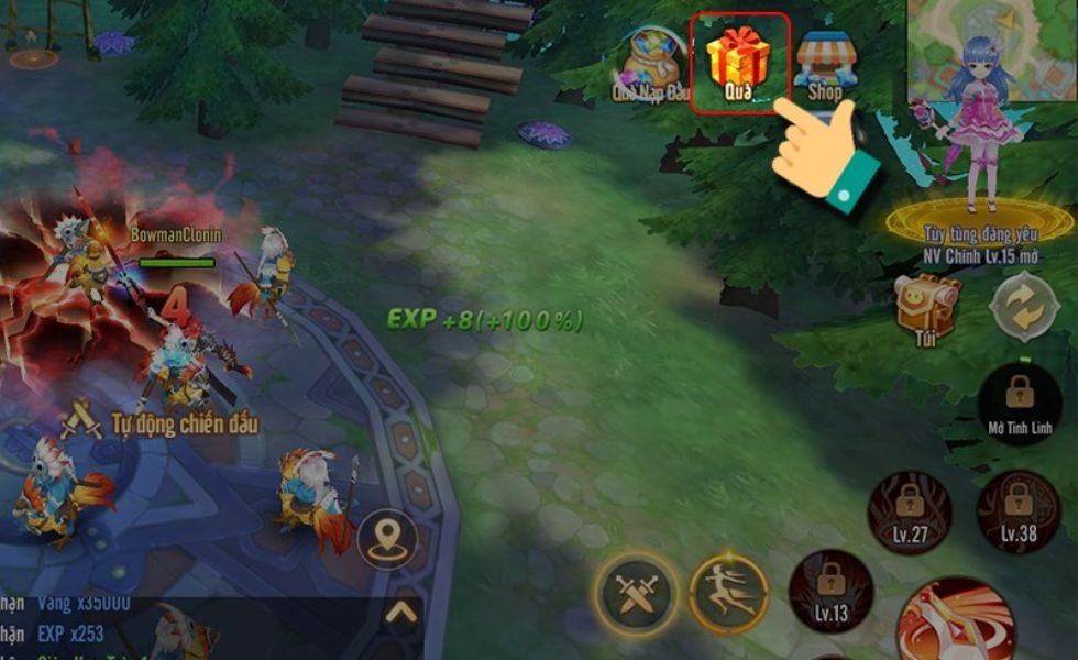 cách nhập code Mật mã GAIA