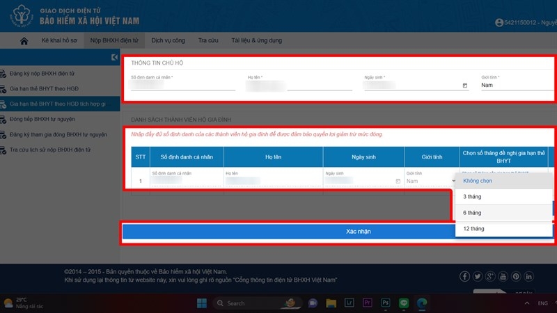 gia hạn bảo hiểm y tế online - hình 22
