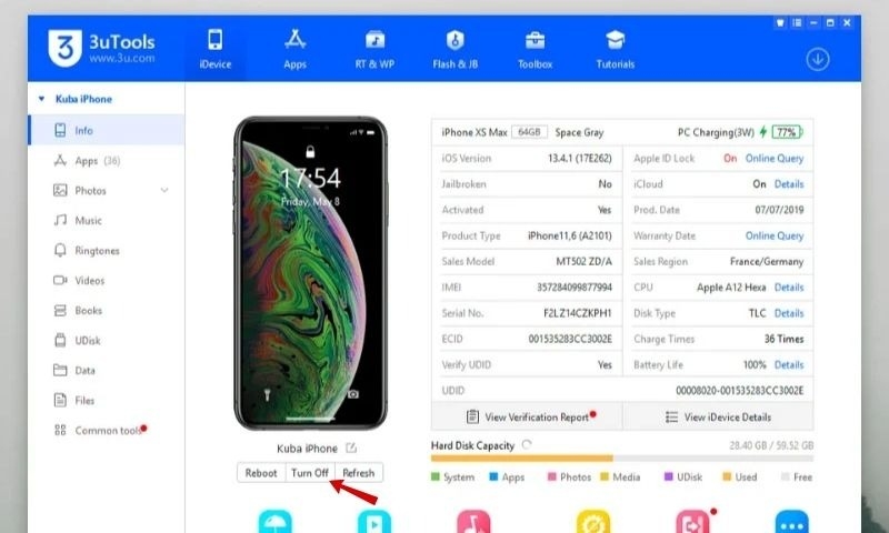 iPhone XS Max bị đơ không tắt nguồn được 5