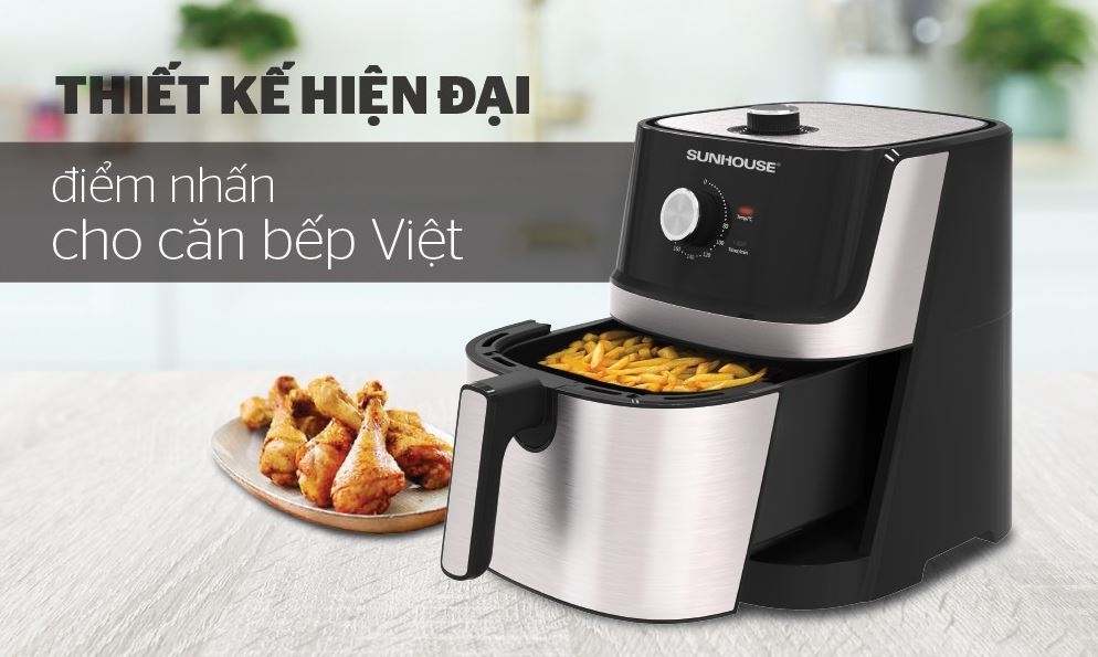 nồi chiên không dầu Sunhouse 6l bán chạy nhất 2024 05