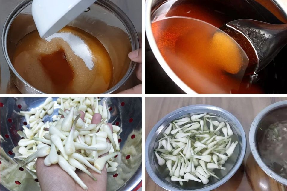 Cách làm kiệu ngâm mắm 4