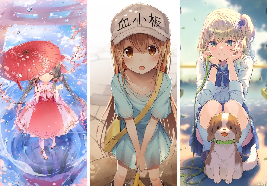Hình nền điện thoại anime dễ thương, chibi 2