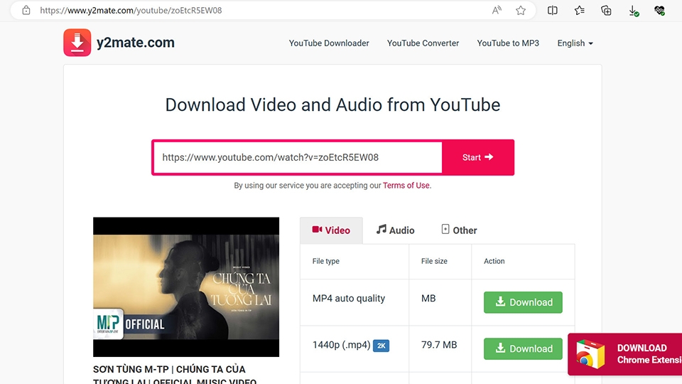 Tải file âm thanh xuống