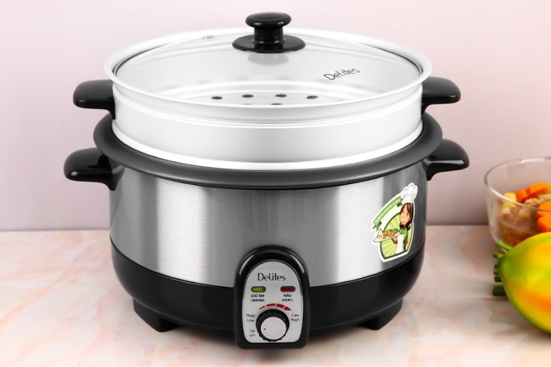 nồi lẩu hơi điện cho gia đình - Ảnh 4