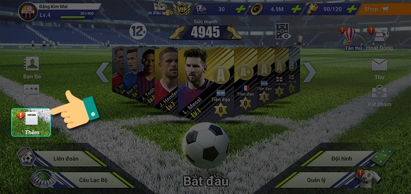 Code UFC Siêu Sao Bóng Đá (ảnh 3)