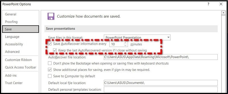 Không lưu được Powerpoint (ảnh 17)