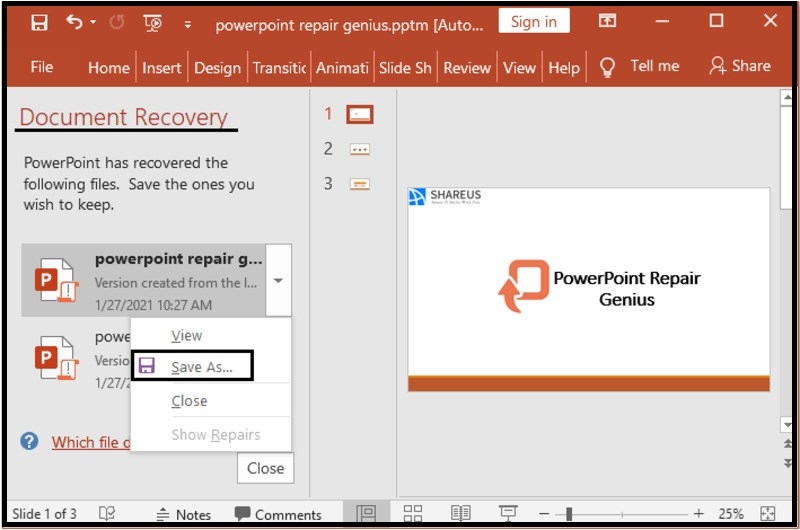 Không lưu được Powerpoint (ảnh 7)