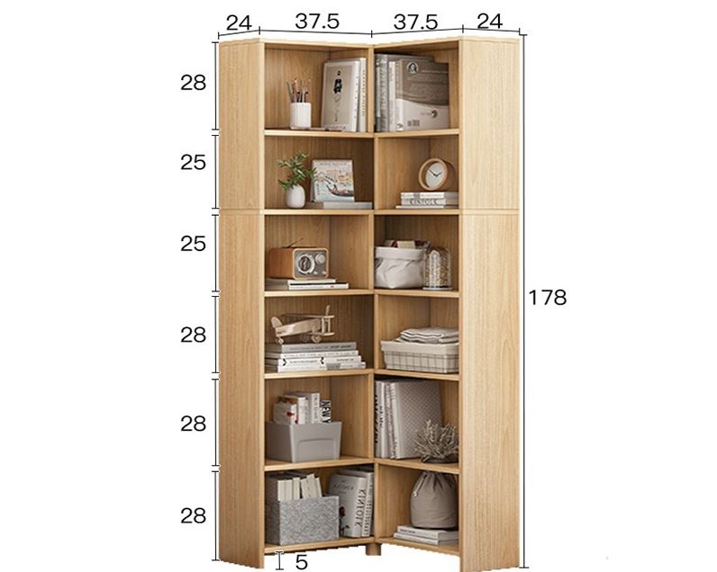 cách lắp kệ góc tường 02