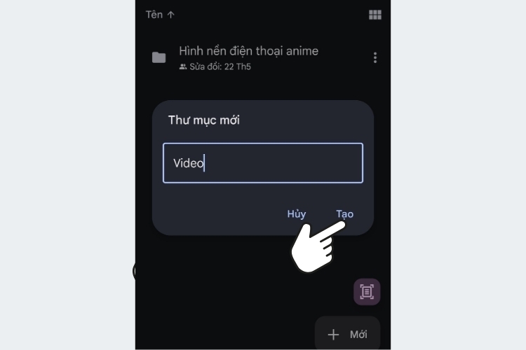 Cách lưu video trên Google Drive bằng điện thoại 3