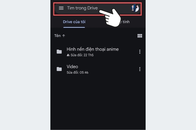 Cách lưu video trên Google Drive về điện thoại 1