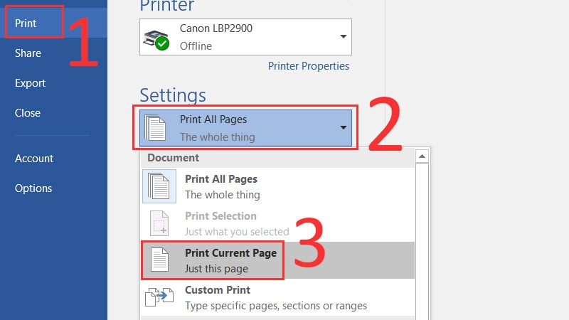 File Word không in được do đâu? Khám phá cách xử lý tình trạng trên siêu hiệu quả và nhanh chóng 6