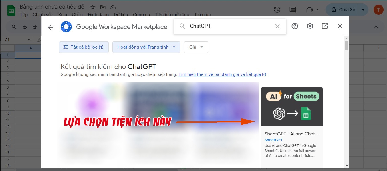 cách kết nối chatgpt với google sheets 4