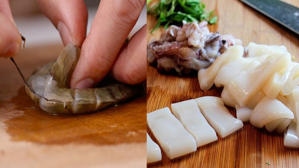 Sơ chế sạch, chuẩn bị kỹ lưỡng