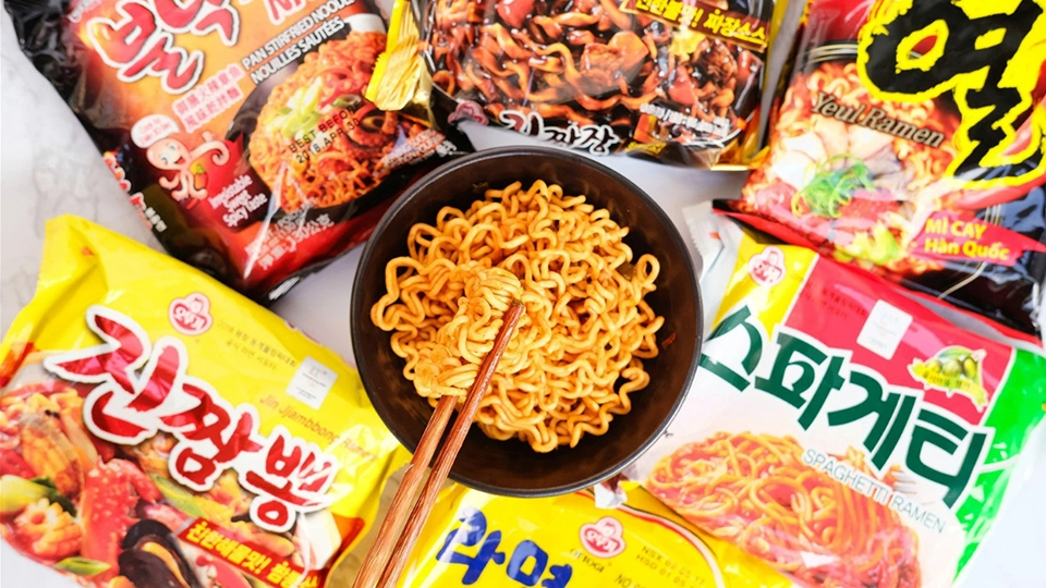 Sợi mì dai ngon, chuẩn vị Hàn