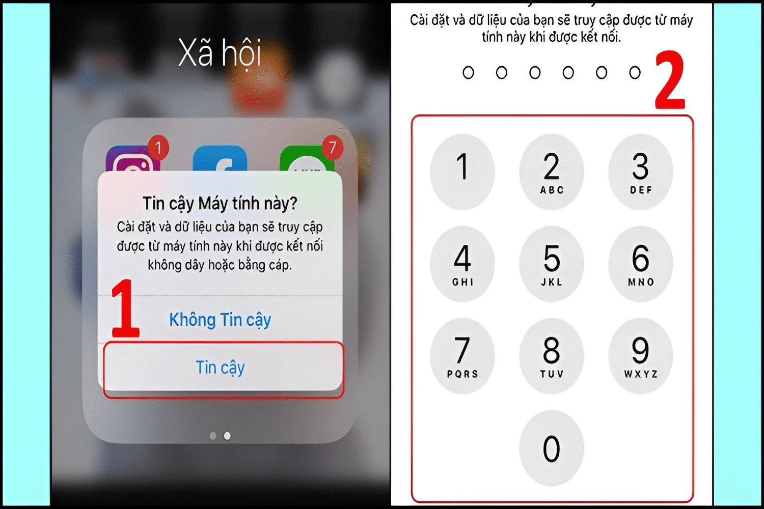 Hướng dẫn kết nối iphone với máy tính bằng dây cáp usb-h5