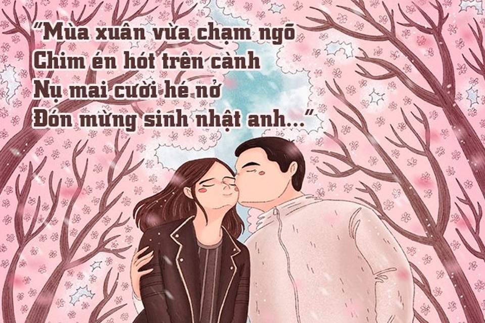 Gửi chồng yêu những lời chúc ý nghĩa và thiệp chúc mừng sinh nhật đẹp.