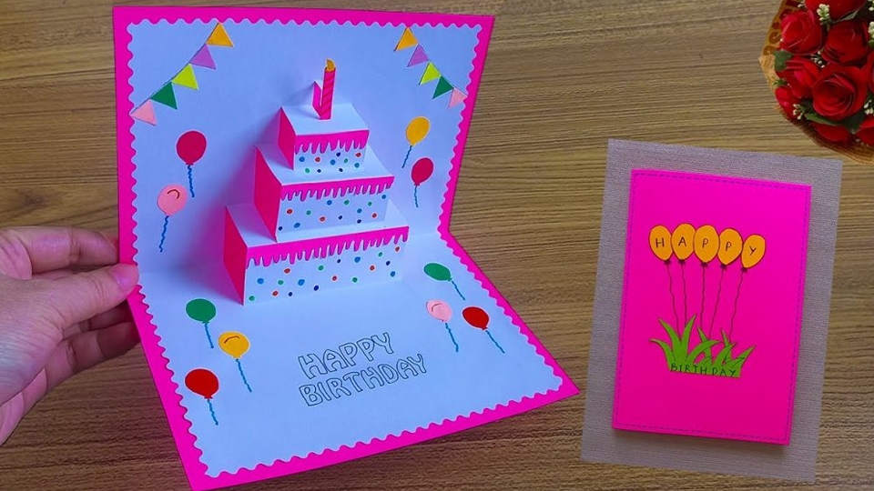 Thiệp chúc mừng sinh nhật đẹp tặng bạn.