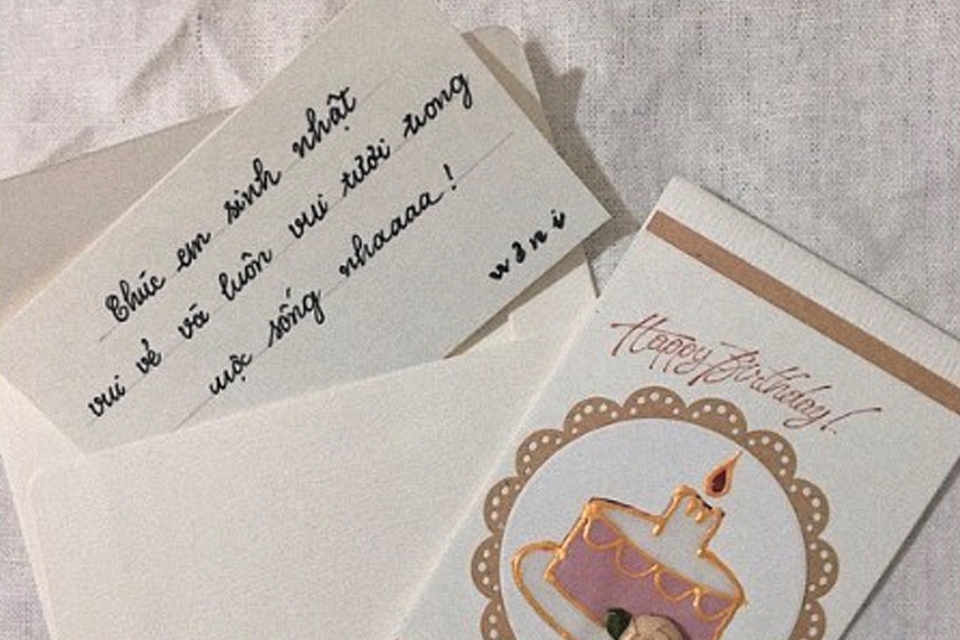 Gửi tặng người yêu lời chúc ý nghĩa kèm mẫu thiệp chúc mừng sinh nhật đẹp.