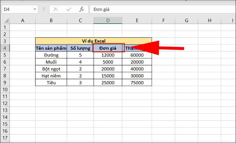 Cách chọn vùng dữ liệu trong Excel (ảnh 14)